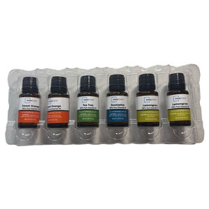Set of 6 Bottles 100% Pure Essential Oils